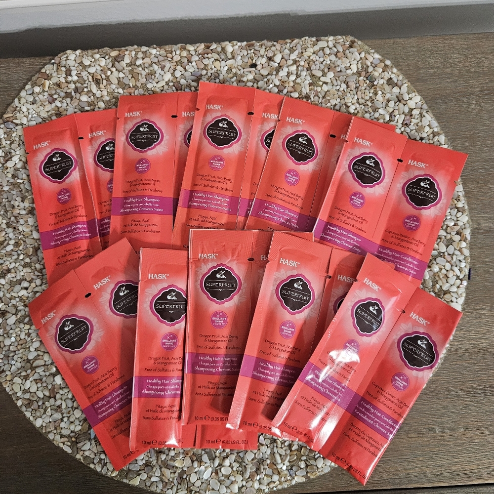 Hask Healthy Hair Shampoo & Conditioner Superfruit Tandem Travel Size Set 10 Set